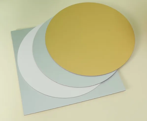 Birthday Cake Box Qiegħ Appoġġ Pad 4 6 8 10 12-pulzier Round Square Cake Base Paper Ikel-grad Ivory Board Fbb Paper