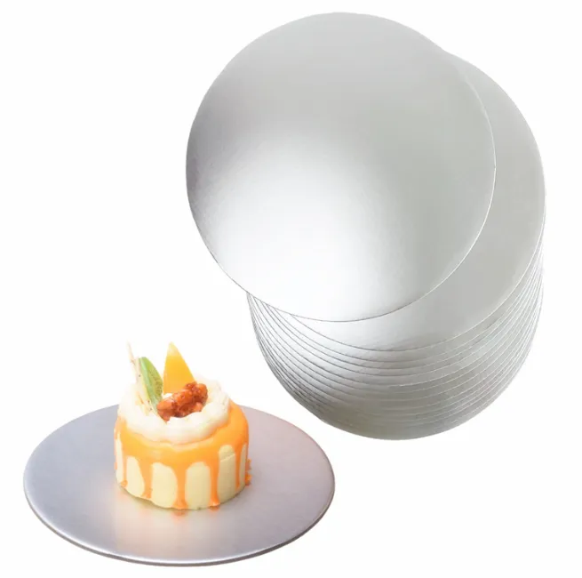 Ikel Popolari-Kartun tal-Kejk tal-Kartuna Round Base Ivory Board Fbb Paper