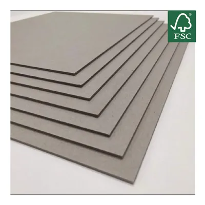 Double Sided Coated Grey Duplex Board Paper Paperboard Sheet For Packaging Gift Photo Frame Chemical Print Industries Carton